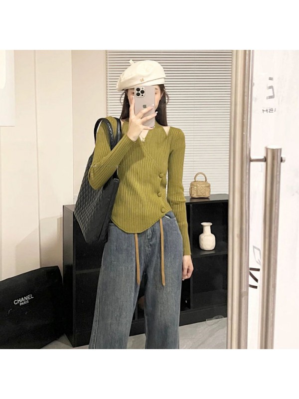 American Retro Pear Shaped Body Slimming Straight Leg Jeans For Women's Spring And Autumn Styles, Small Figure Wearing High Waisted Wide Leg Pants